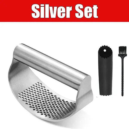 Stainless Garlic Crusher Kitchen Gadget - Kitchen Gadget - Andralyn - Mad Fly Essentials