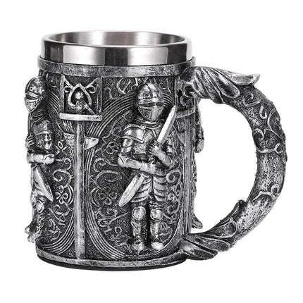 Stainless Medieval Dragon Zombie Coffee Beer Mug - Mad Fly Essentials