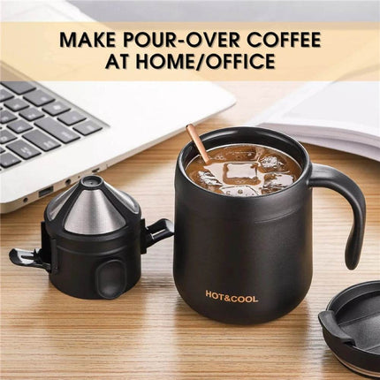 Stainless Portable Eco - Friendly Coffee Drip Tea Holder Kitchen Essentials - Kitchen Essentials - AILIHU - Mad Fly Essentials
