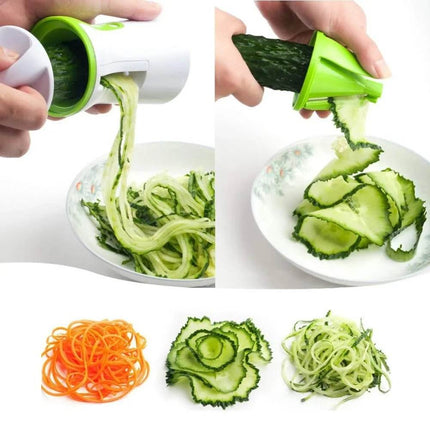 Stainless Portable Vegetable Spiralizer Kitchen Gadget - Kitchen Gadget - Kitchen Pros - Mad Fly Essentials