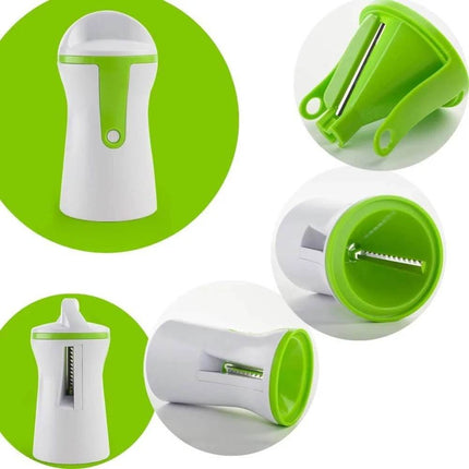Stainless Portable Vegetable Spiralizer Kitchen Gadget - Kitchen Gadget - Kitchen Pros - Mad Fly Essentials