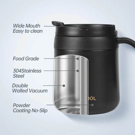 Stainless Steel Insulated Tumbler Coffee Mug - Coffee Mug - FEB.WIND - Mad Fly Essentials