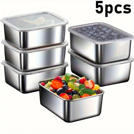 Storage Solutions Stainless Food Reusable Container Set - Storage Solutions - LESHP - Mad Fly Essentials