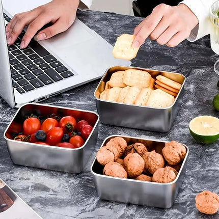 Storage Solutions Stainless Food Reusable Container Set - Storage Solutions - LESHP - Mad Fly Essentials