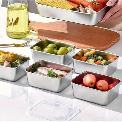 Storage Solutions Stainless Food Reusable Container Set - Storage Solutions - LESHP - Mad Fly Essentials