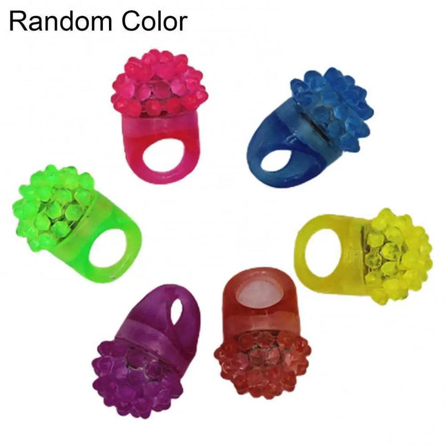 Strawberry Flashing LED Finger Ring Party Essentials - Party Essentials - Partigos - Mad Fly Essentials