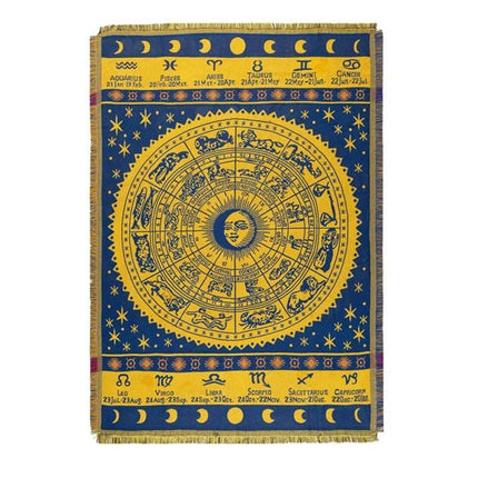 Sun god Woven Bohemian Sofa Blanket Home Decor - Home Decor - Wandering Tribe - Mad Fly Essentials
