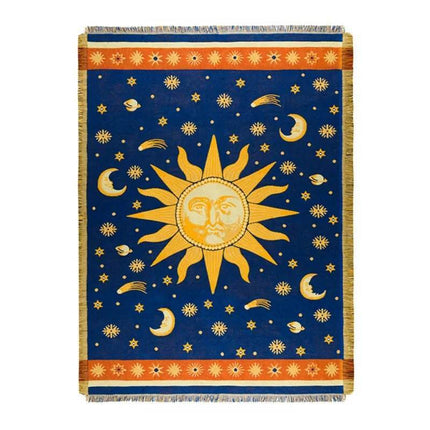 Sun god Woven Bohemian Sofa Blanket Home Decor - Home Decor - Wandering Tribe - Mad Fly Essentials