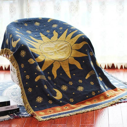 Sun god Bohemian Blanket Home Decor - Mad Fly Essentials