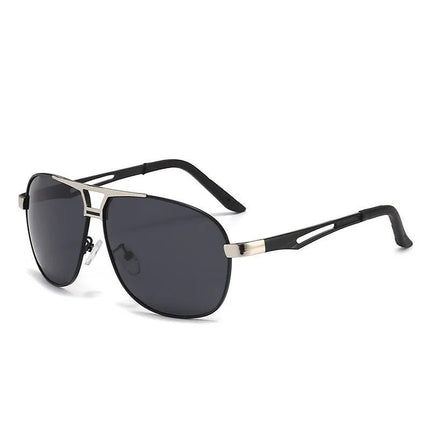 Sunglasses Men Black Silver Gold Square Driving Eyewear - Men Sunglasses - COOLPANDAS - Mad Fly Essentials