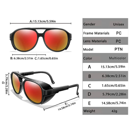 Sunglasses Men Multicolor Steampunk Cat Eye Eyewear - Sunglasses - Under Sun - Mad Fly Essentials