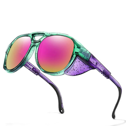 Sunglasses Men Multicolor Steampunk Cat Eye Eyewear - Sunglasses - Under Sun - Mad Fly Essentials