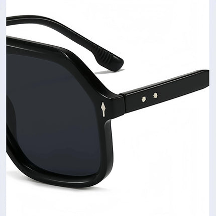 Sunglasses Men Retro Double Bridge Pilot Sunglasses - Men Sunglasses - SHAUNA - Mad Fly Essentials