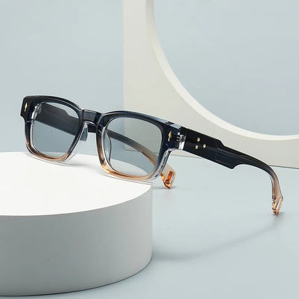 Sunglasses Men Retro Rivets UV400 Square Eyewear - Sunglasses - Dawndesslo - Mad Fly Essentials