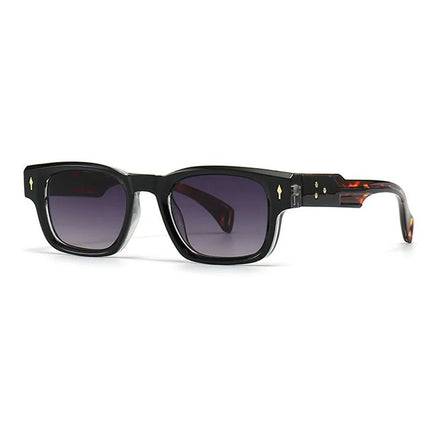 Sunglasses Men Retro Rivets UV400 Square Eyewear - Sunglasses - Dawndesslo - Mad Fly Essentials