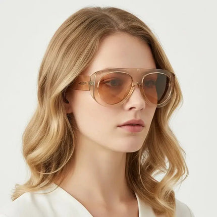 Sunglasses Women Designer Punk Round Eyewear - Sunglasses - Dawndesslo - Mad Fly Essentials