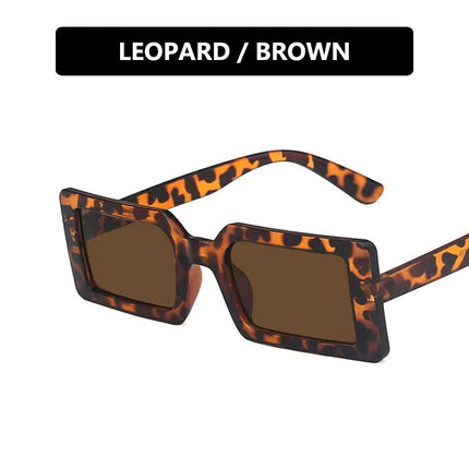 Sunglasses Women Small Rectangular Retro Sunglasses - Women Sunglasses - RUO BO - Mad Fly Essentials