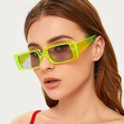 Sunglasses Women Small Rectangular Retro Sunglasses - Women Sunglasses - RUO BO - Mad Fly Essentials