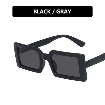 Sunglasses Women Small Rectangular Retro Sunglasses - Women Sunglasses - RUO BO - Mad Fly Essentials