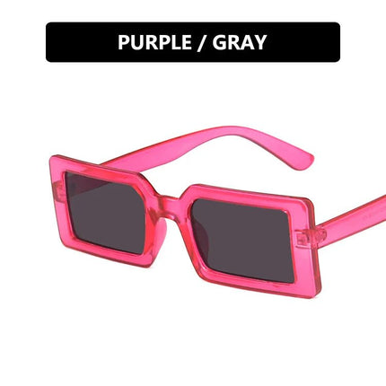 Sunglasses Women Small Rectangular Retro Sunglasses - Women Sunglasses - RUO BO - Mad Fly Essentials