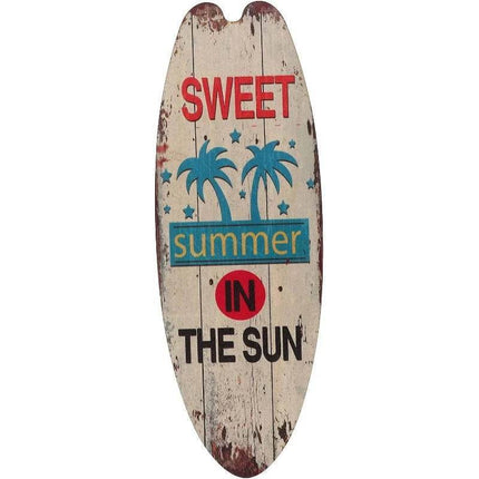 Surf the Wave Surfboard Wall Sign Decor - Sign Decor - YQ - Decor - Mad Fly Essentials