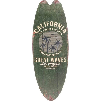 Surf the Wave Surfboard Wall Sign Decor - Sign Decor - YQ - Decor - Mad Fly Essentials