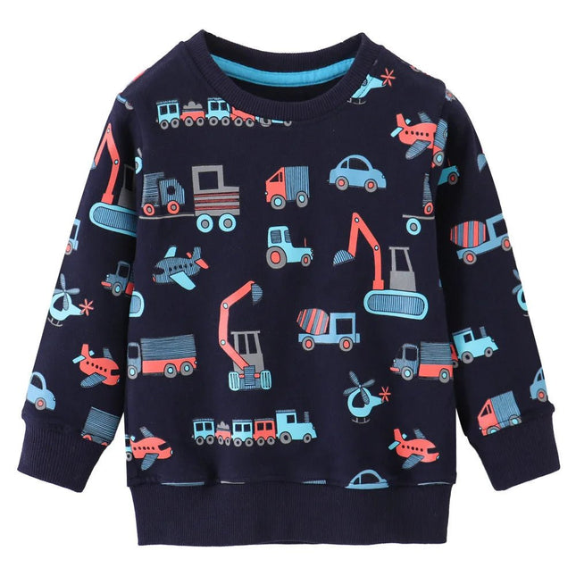 Sweater Baby Boy Long Dinosaur Animal Sweater - Sweater - jumping meters - Mad Fly Essentials