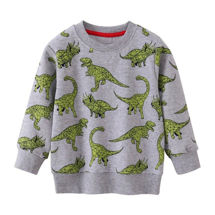 Sweater Baby Boy Long Dinosaur Animal Sweater - Sweater - jumping meters - Mad Fly Essentials