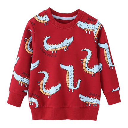Sweater Baby Boy Long Dinosaur Animal Sweater - Sweater - jumping meters - Mad Fly Essentials