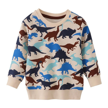 Sweater Baby Boy Long Dinosaur Animal Sweater - Sweater - jumping meters - Mad Fly Essentials