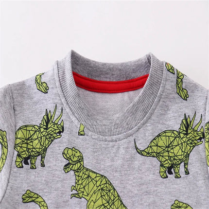 Sweater Baby Boy Long Dinosaur Animal Sweater - Sweater - jumping meters - Mad Fly Essentials