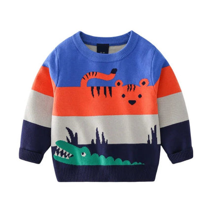 Sweater Baby Boy Panda Bear Dinosaur Sweater Top - Sweater - jumping meters - Mad Fly Essentials