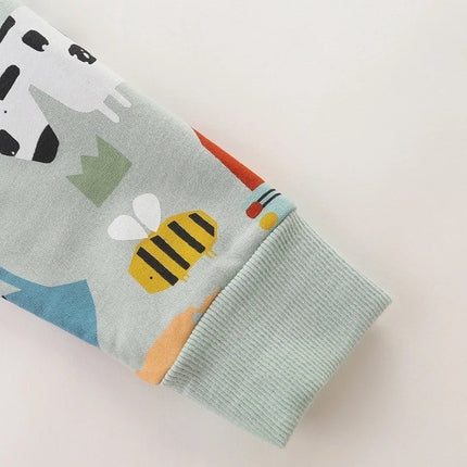 Sweater Baby Girl 2-8T Farmhouse Animals 3D Outerwear - Sweater - AOSTA BETTY - Mad Fly Essentials