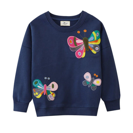Sweater Baby Girls 3-12Y Butterfly 3D Outerwear - Sweater - VIKITA - Mad Fly Essentials