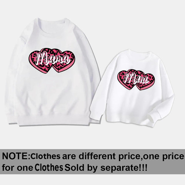 Sweater Family Match Valentine Mother Mad Fly Women Heart Sweater - Sweater - MVUPP - Mad Fly Essentials