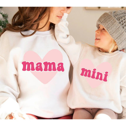 Sweater Family Match Valentine Mother Mad Fly Women Heart Sweater - Sweater - MVUPP - Mad Fly Essentials
