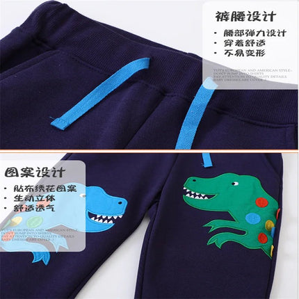 Sweatpants Baby Boys Cartoon Dinosaur Sweatpants - Sweatpants - Bumeex - Mad Fly Essentials