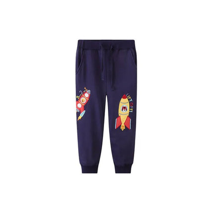 Sweatpants Baby Boys Cartoon Dinosaur Sweatpants - Sweatpants - Bumeex - Mad Fly Essentials
