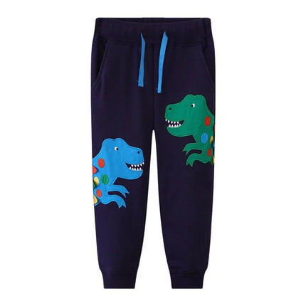 Sweatpants Baby Boys Cartoon Dinosaur Sweatpants - Sweatpants - Bumeex - Mad Fly Essentials