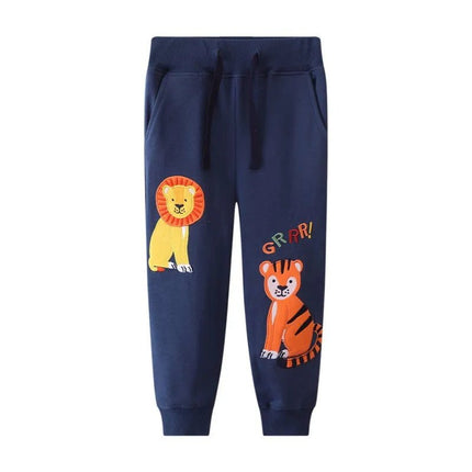 Sweatpants Baby Boys Cartoon Dinosaur Sweatpants - Sweatpants - Bumeex - Mad Fly Essentials