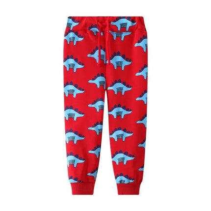 Sweatpants Baby Boys Cartoon Dinosaur Sweatpants - Sweatpants - Bumeex - Mad Fly Essentials