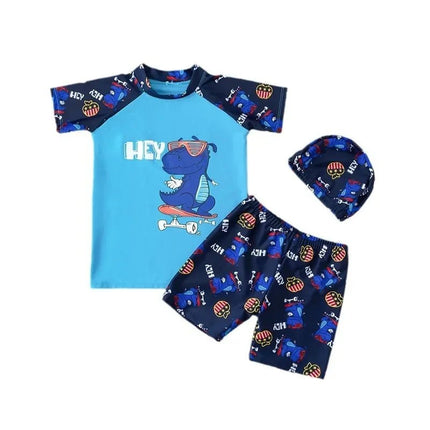 Swimwear Set Baby Boy Shark Pattern Swimwear - Swimwear Set - KuKitty - Mad Fly Essentials