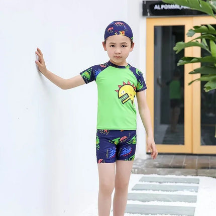 Swimwear Set Baby Boy Shark Pattern Swimwear - Swimwear Set - KuKitty - Mad Fly Essentials