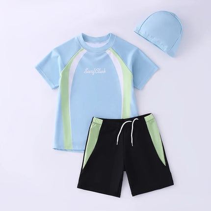 Swimwear Set Boy Dinosaur Fashion 3pcs Swimwear - Swimwear Set - KLEINE KINDER - Mad Fly Essentials