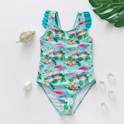 Swimwear Set Girl 3 - 10Y Mermaid Flamingo Unicorn Swimwear - Swimwear Set - Tregen - Mad Fly Essentials