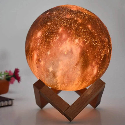 T20 3D Printed Moon Lamp Kids LED Night Light - LED Night Light - TITANFIRE - Mad Fly Essentials