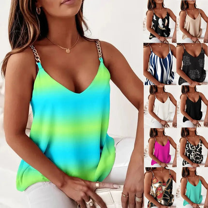 Tank Top Women 2026 Fashion Summer Sequin Halter Tops - Tank Top - Hallolilla - Mad Fly Essentials