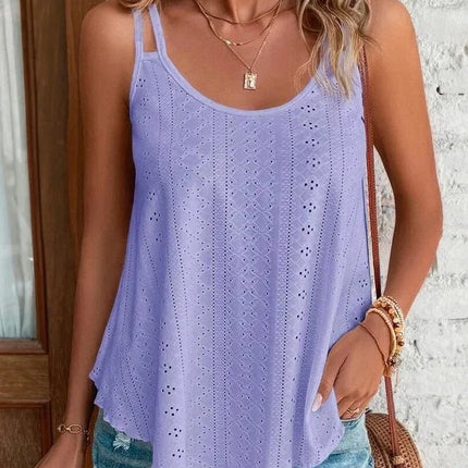 Tank Top Women Leisure Boho Hollow Out Pullover - Tank Top - Vana Javeasen - Mad Fly Essentials