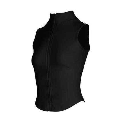 Tank Top Women Zipper Sleeveless Yoga Fitness Tops - Tank Top - HBJD - Mad Fly Essentials