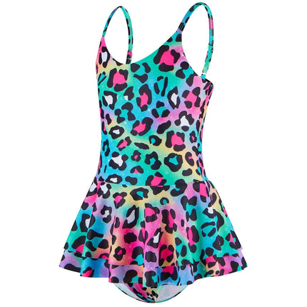 Tankini Set Leopard Girl Swimsuit Beach Sundress - Tankini Set - Girlymax - Mad Fly Essentials